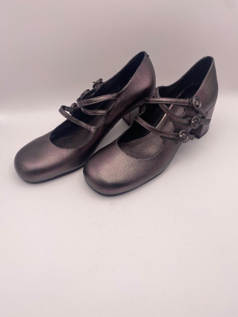 Jeffrey Campbell Women's Gun Metal Tierz Mary Jane Pump Sz 8
